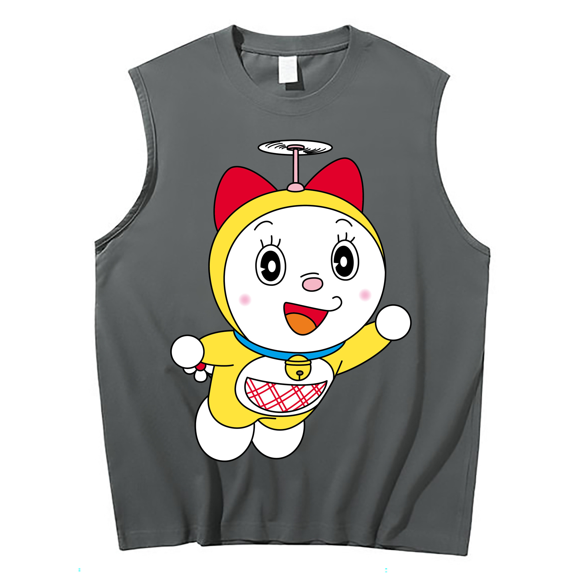 （画像用） ドラえもん ドラミ Doraemon Dorami コットン100％タンクトップ（フロントプリント）